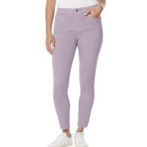 Buffalo David Bitton Aubrey 4 Stretch Super Soft Ankle Grazer Jeans Lilac